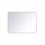 Arka MR803040S Wall Mounted Mirror in Silver/Silver