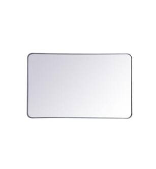 ARKA-E MR803048S Wall Mounted Mirror in Silver/Silver