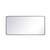 Arka MR803060BK Wall Mounted Mirror in Black/Black