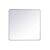 Arka MR803636S Wall Mounted Mirror in Silver/Silver