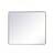 Arka MR803640BR Wall Mounted Mirror in Brass/Brass