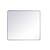 Arka MR803640S Wall Mounted Mirror in Silver/Silver