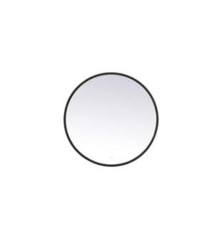 ARKA-E MRE6028BK Wall Mounted Mirror in Black/Black