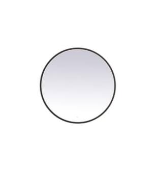 ARKA-E MRE6032BK Wall Mounted Mirror in Black/Black