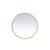 Arka MRE6032BR Wall Mounted Mirror in Brass/Brass