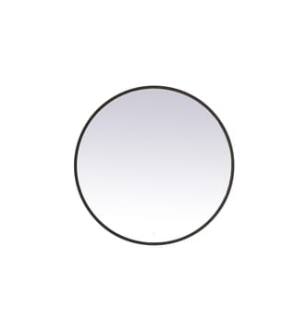 ARKA-E MRE6036BK Wall Mounted Mirror in Black/Black