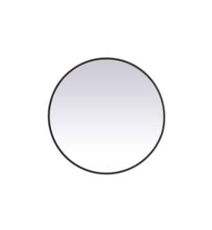 ARKA-E MRE6042BK Wall Mounted Mirror in Black/Black