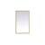 Arka MRE61830BR Wall Mounted Mirror in Brass/Brass