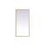 Arka MRE62040BR Wall Mounted Mirror in Brass/Brass