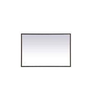 ARKA-E MRE62436BK Wall Mounted Mirror in Black/Black