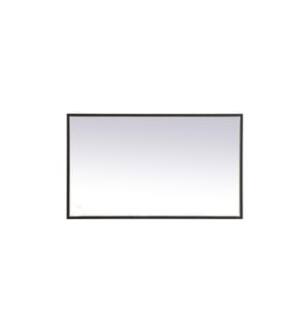 ARKA-E MRE62440BK Wall Mounted Mirror in Black/Black