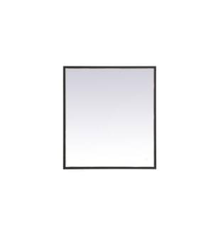 ARKA-E MRE62730BK Wall Mounted Mirror in Black/Black