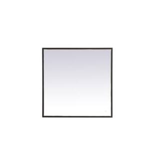 ARKA-E MRE63030BK Wall Mounted Mirror in Black/Black