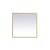 Arka MRE63030BR Wall Mounted Mirror in Brass/Brass