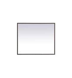 ARKA-E MRE63036BK Wall Mounted Mirror in Black/Black