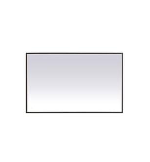 ARKA-E MRE63048BK Wall Mounted Mirror in Black/Black