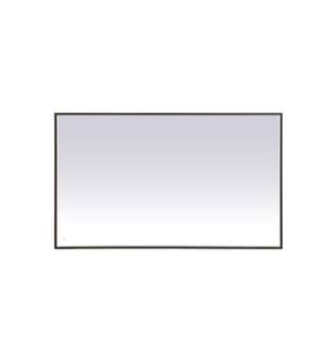 ARKA-E MRE63660BK Wall Mounted Mirror in Black/Black