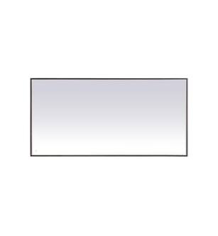 ARKA-E MRE63672BK Wall Mounted Mirror in Black/Black