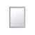 Arka VM22432GR Wall Mounted Mirror in Grey