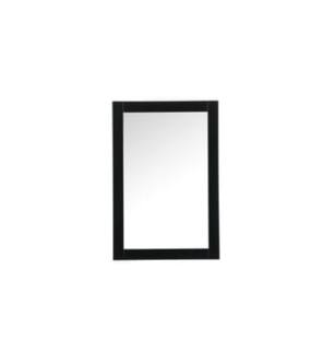 ARKA-E VM22436BK Wall Mounted Mirror in Black/Silver