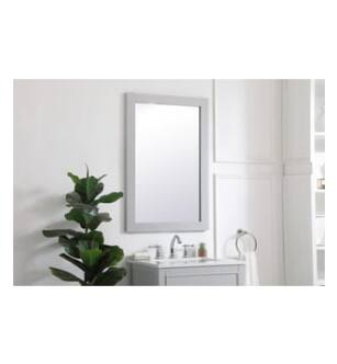 ARKA-E VM22436GR Wall Mounted Mirror in Grey