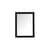 Arka VM22736BK Wall Mounted Mirror in Black/Silver