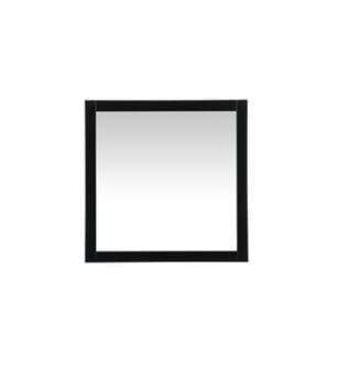 ARKA-E VM23636BK Wall Mounted Mirror in Black/Silver