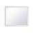 Arka VM24236WH Wall Mounted Mirror in White