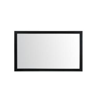ARKA-E VM26036BK Wall Mounted Mirror in Black/Silver