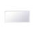 Arka VM27236WH Wall Mounted Mirror in White