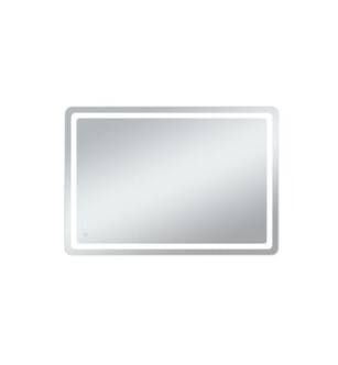 ARKA-E MRE34260 Wall Mounted Led Mirror in Glossy White/Silver