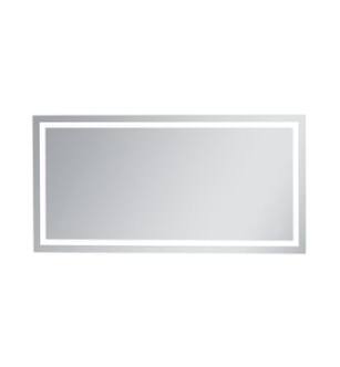 ARKA-E MRE73672 Wall Mounted Led Mirror in Silver