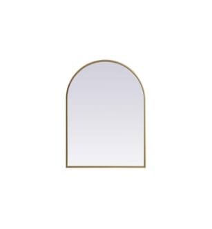 ARKA-E MR1A2230BRS Wall Mounted Mirror in Brass