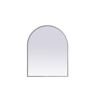 ARKA-E MR1A2430SIL Wall Mounted Mirror in Silver