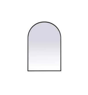 ARKA-E MR1A2436BLK Wall Mounted Mirror in Black