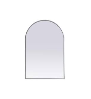 ARKA-E MR1A2436SIL Wall Mounted Mirror in Silver