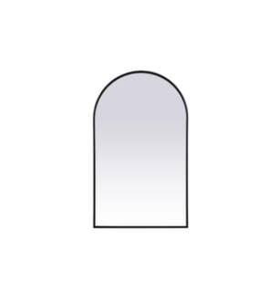 ARKA-E MR1A2440BLK Wall Mounted Mirror in Black