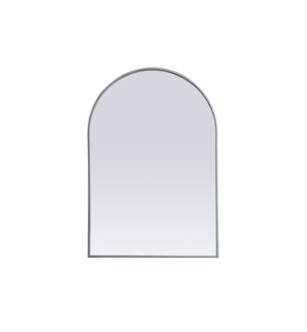 ARKA-E MR1A2740SIL Wall Mounted Mirror in Silver