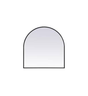 ARKA-E MR1A3030BLK Wall Mounted Mirror in Black