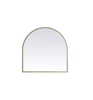 ARKA-E MR1A3030BRS Wall Mounted Mirror in Brass