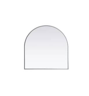 ARKA-E MR1A3030SIL Wall Mounted Mirror in Silver