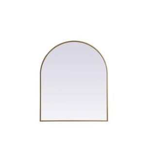 ARKA-E MR1A3036BRS Wall Mounted Mirror in Brass