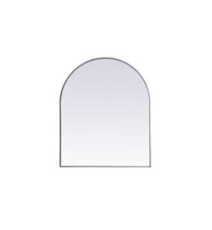 ARKA-E MR1A3036SIL Wall Mounted Mirror in Silver