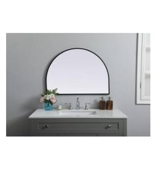 ARKA-E MR1A3324BLK Wall Mounted Mirror in Black