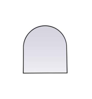 ARKA-E MR1A3336BLK Wall Mounted Mirror in Black