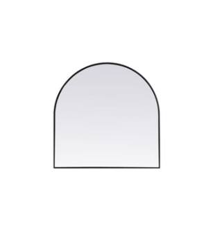 ARKA-E MR1A3636BLK Wall Mounted Mirror in Black