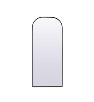 ARKA-E MR1B2866BLK Wall Mounted Mirror in Black