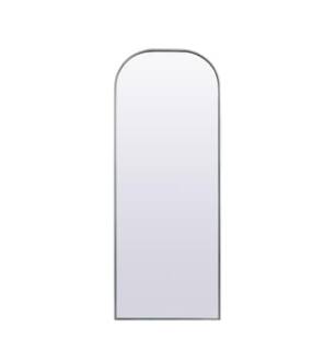 ARKA-E MR1B2874SIL Wall Mounted Mirror in Silver