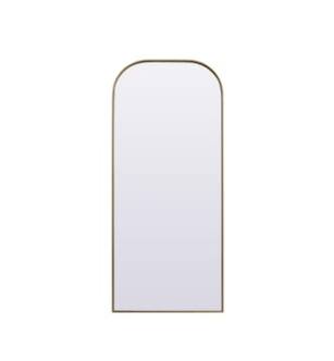 ARKA-E MR1B3276BRS Wall Mounted Mirror in Brass