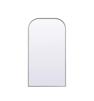 ARKA-E MR1B3566SIL Wall Mounted Mirror in Silver